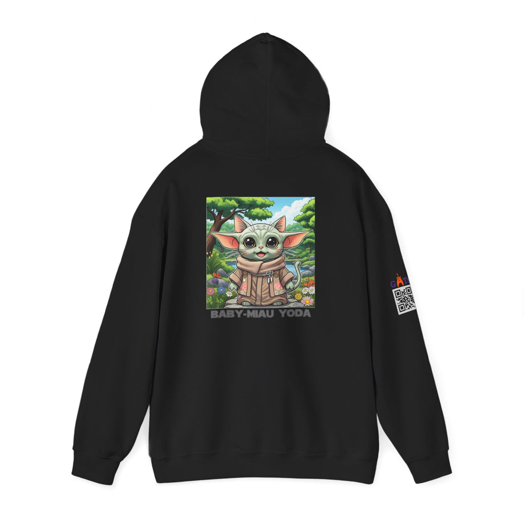 Hoodie Baby Miau Yoda – El poder del ronroneo interior