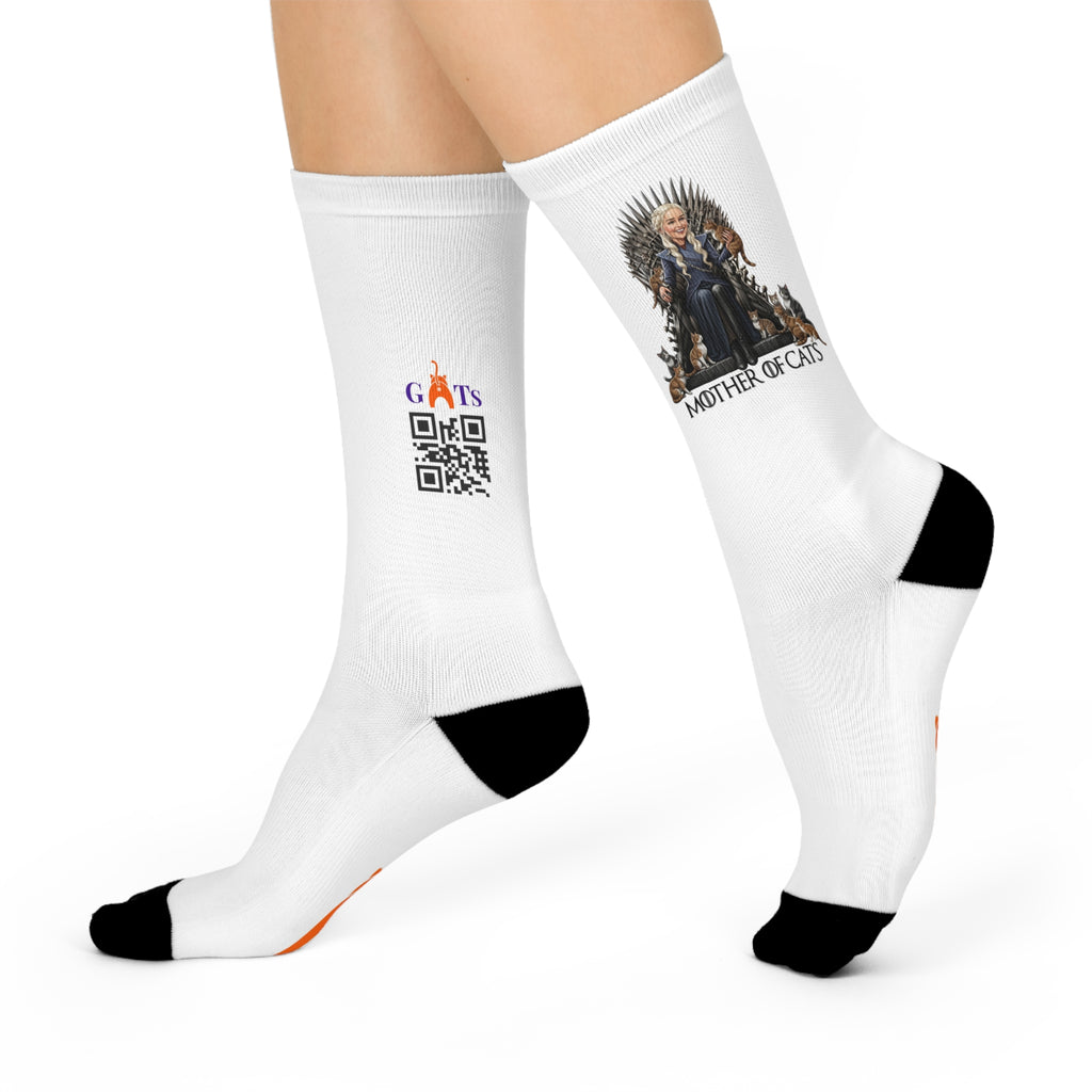 Calcetines The Mother of Cats – Reina del trono de pelos