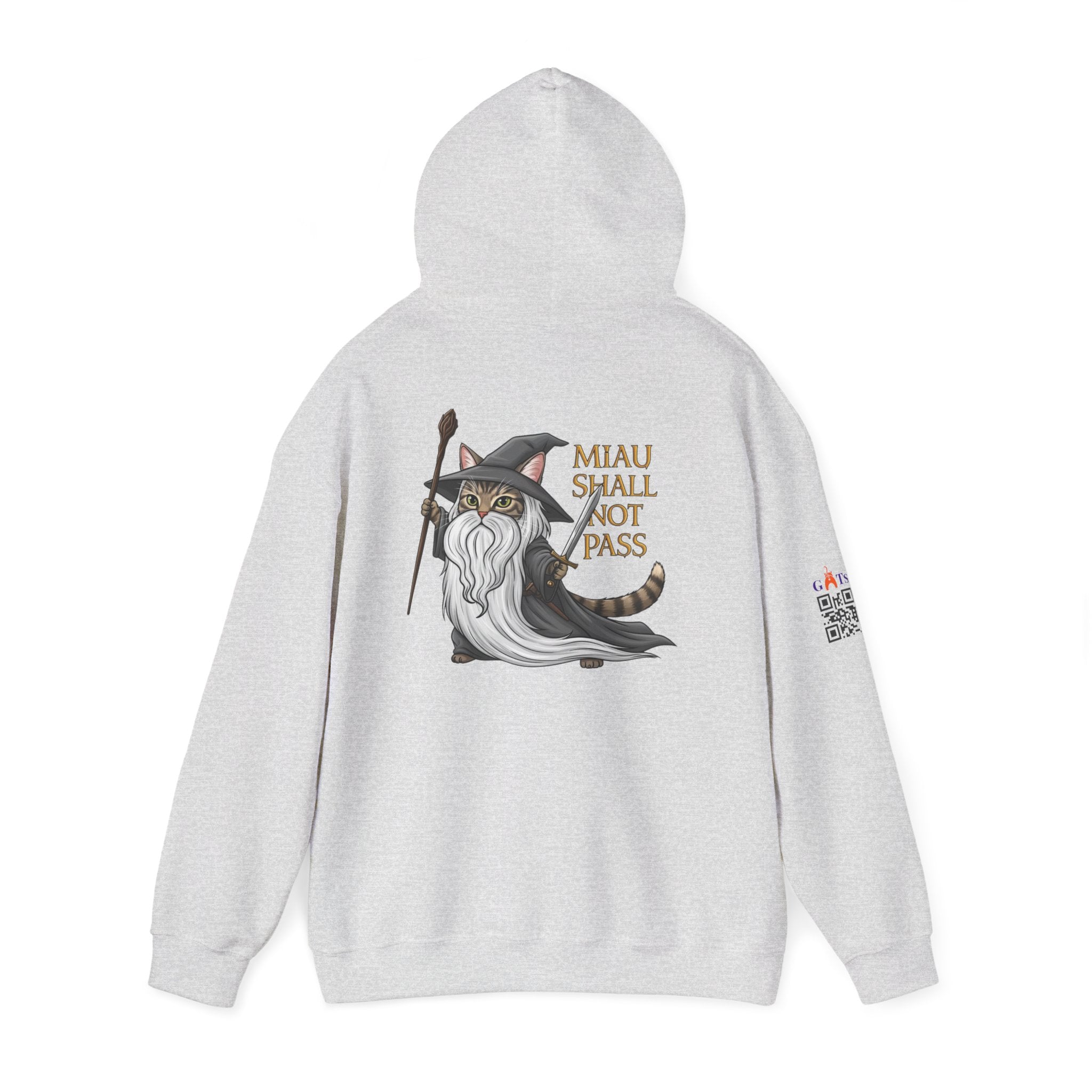 Hoodie Gandalf Miau – Miau Shall Not Pass