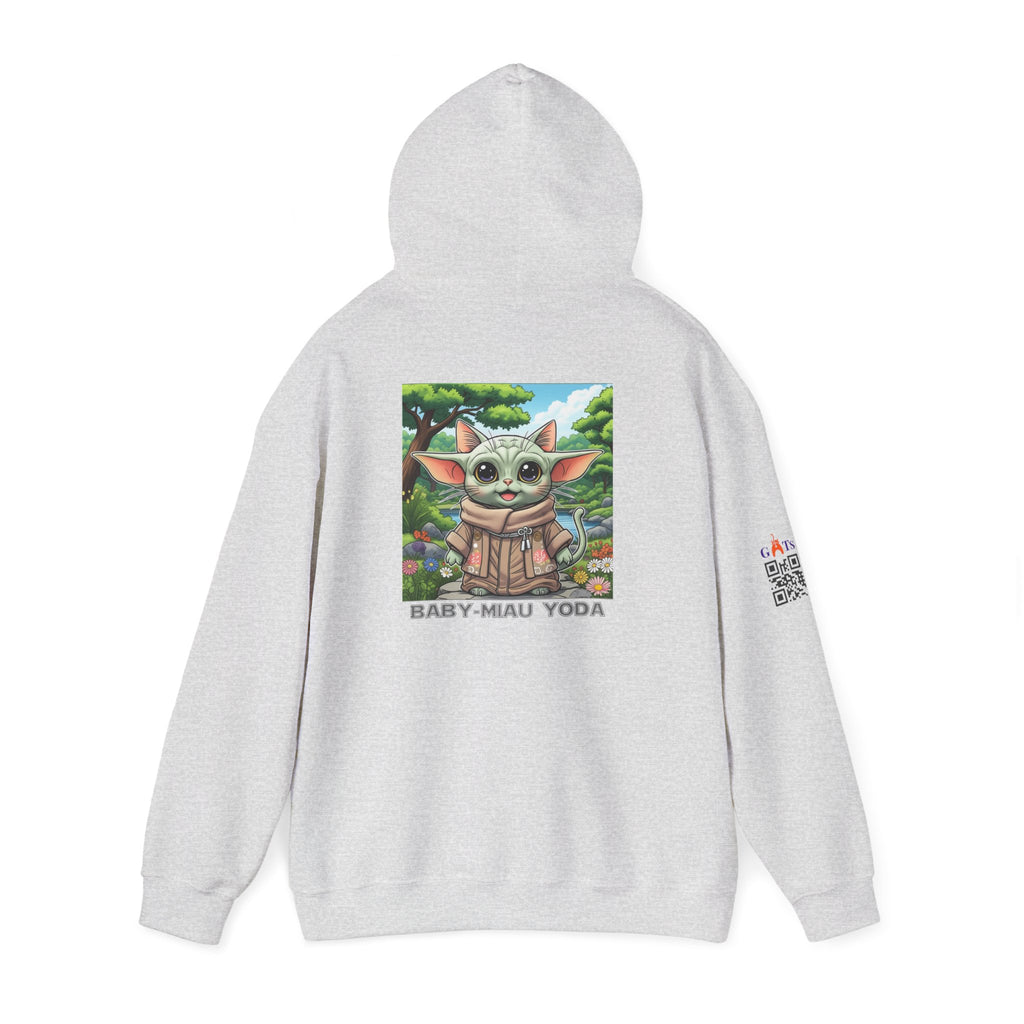 Hoodie Baby Miau Yoda – El poder del ronroneo interior