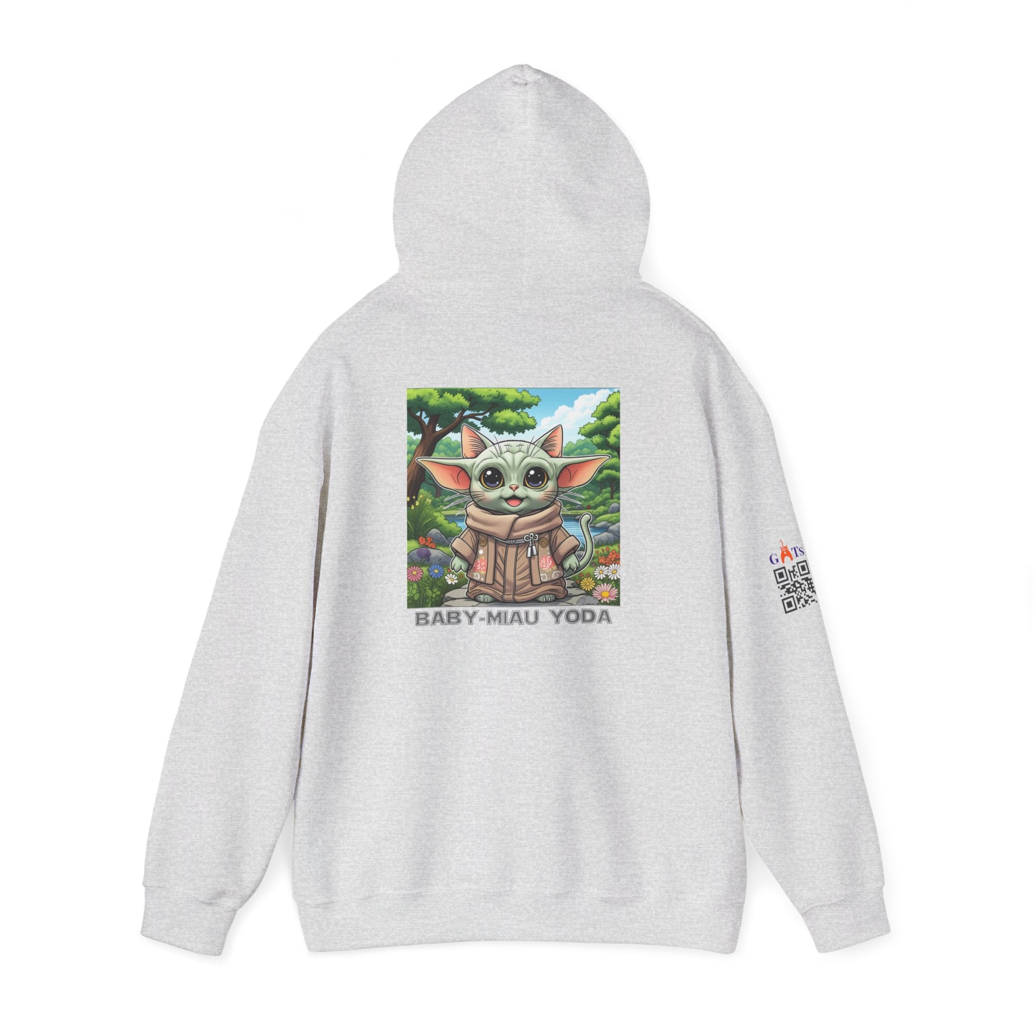 Hoodie Baby Miau Yoda – El poder del ronroneo interior