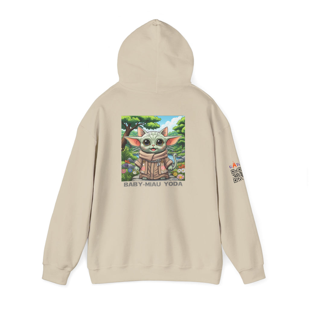 Hoodie Baby Miau Yoda – El poder del ronroneo interior