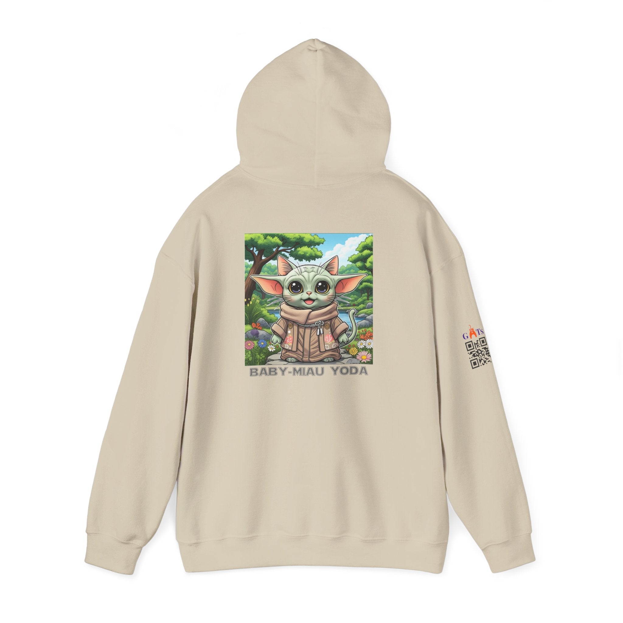 Hoodie Baby Miau Yoda – El poder del ronroneo interior