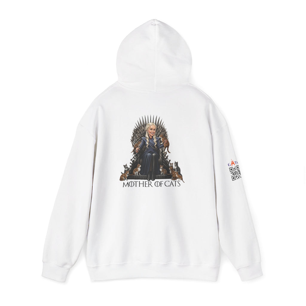 Hoodie The Mother of Cats – Reina del trono de pelos