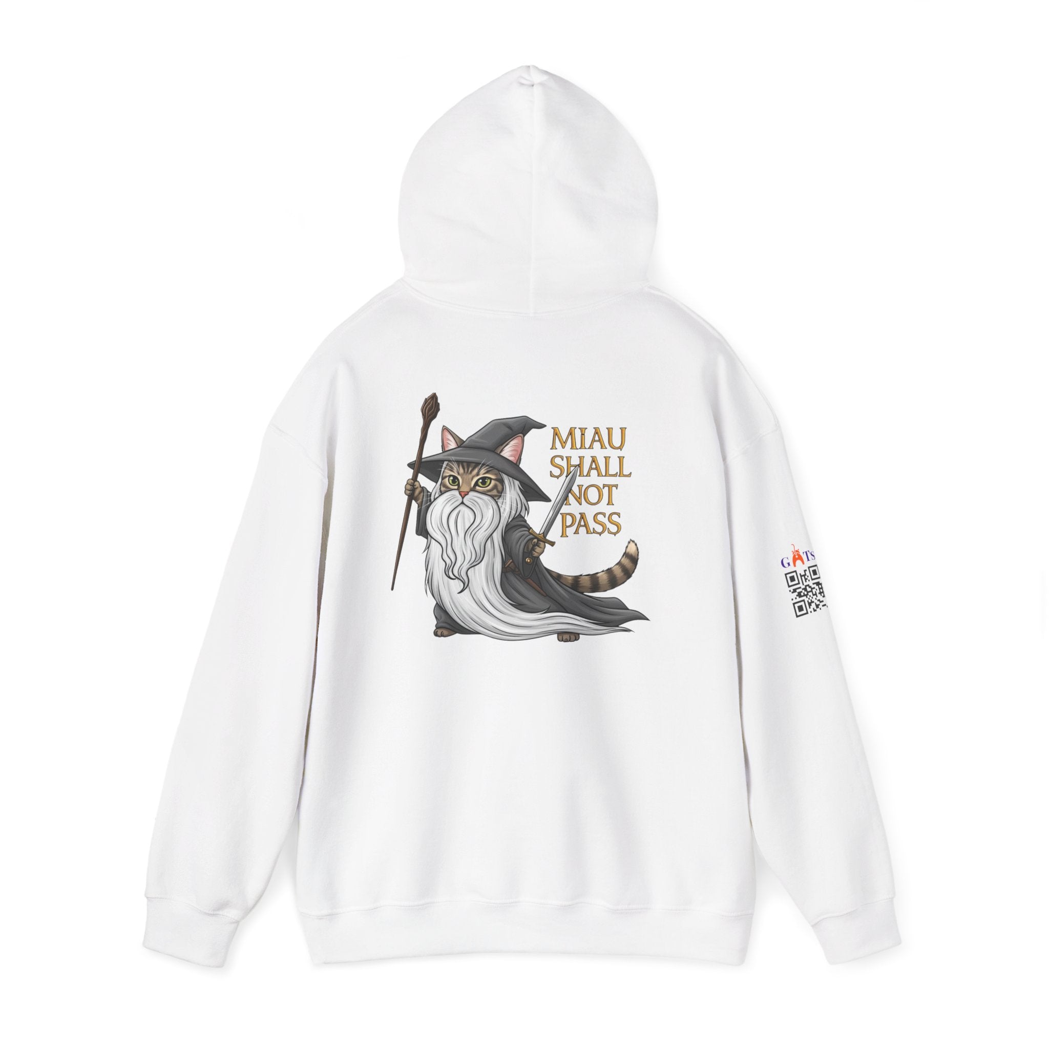 Hoodie Gandalf Miau – Miau Shall Not Pass