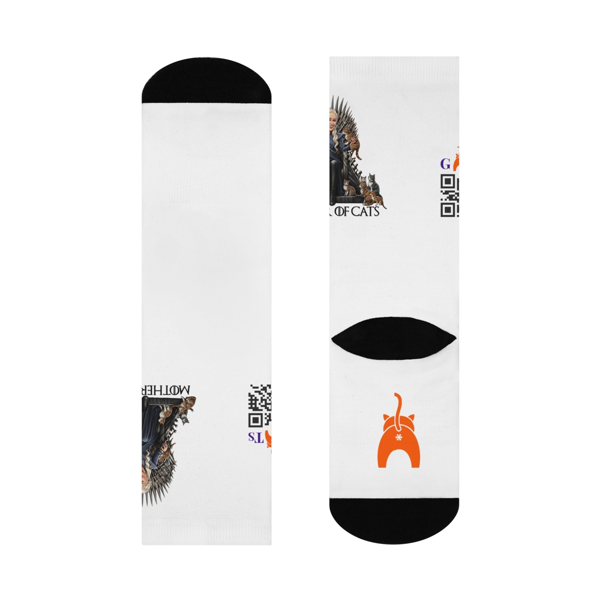 Calcetines The Mother of Cats – Reina del trono de pelos