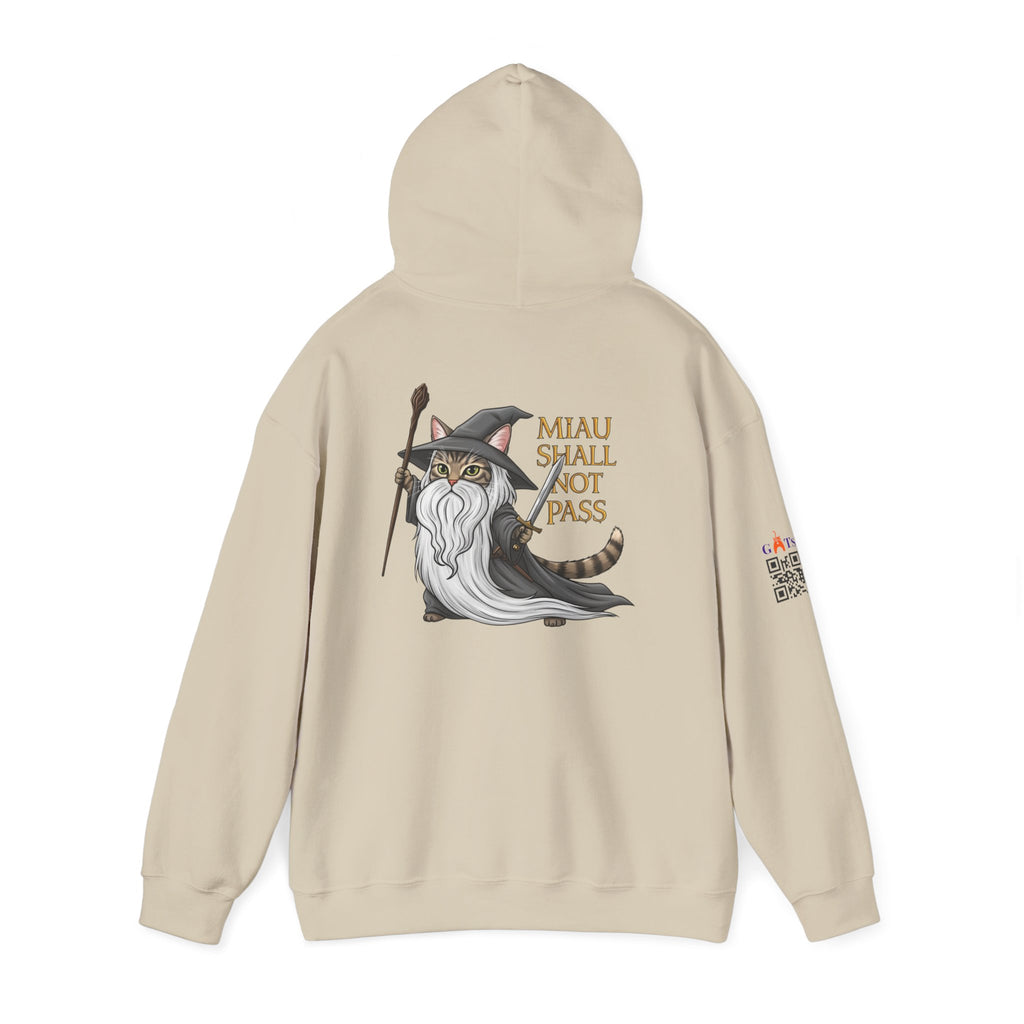 Hoodie Gandalf Miau – Miau Shall Not Pass
