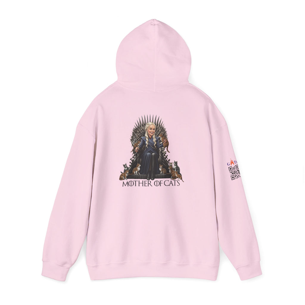 Hoodie The Mother of Cats – Reina del trono de pelos