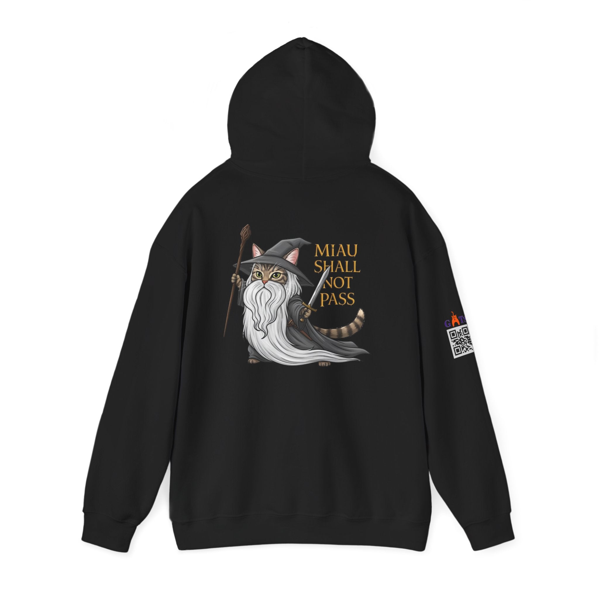 Hoodie Gandalf Miau – Miau Shall Not Pass